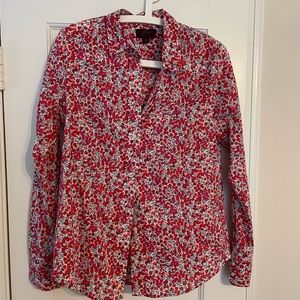 Jcrew size 6 liberty fabric button down